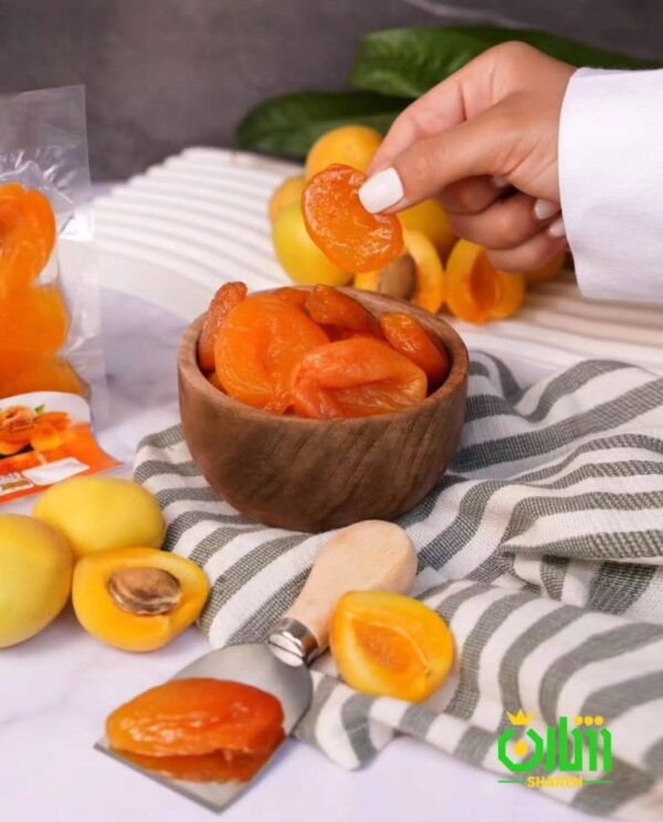 ترشک وکیوم برگه زردآلو فرآوری شده