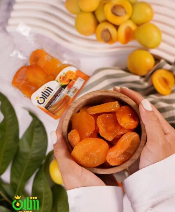 ترشک وکیوم برگه زردآلو فرآوری شده