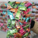 لواشک لقمه ای کیلویی با بسته بندی متالایز