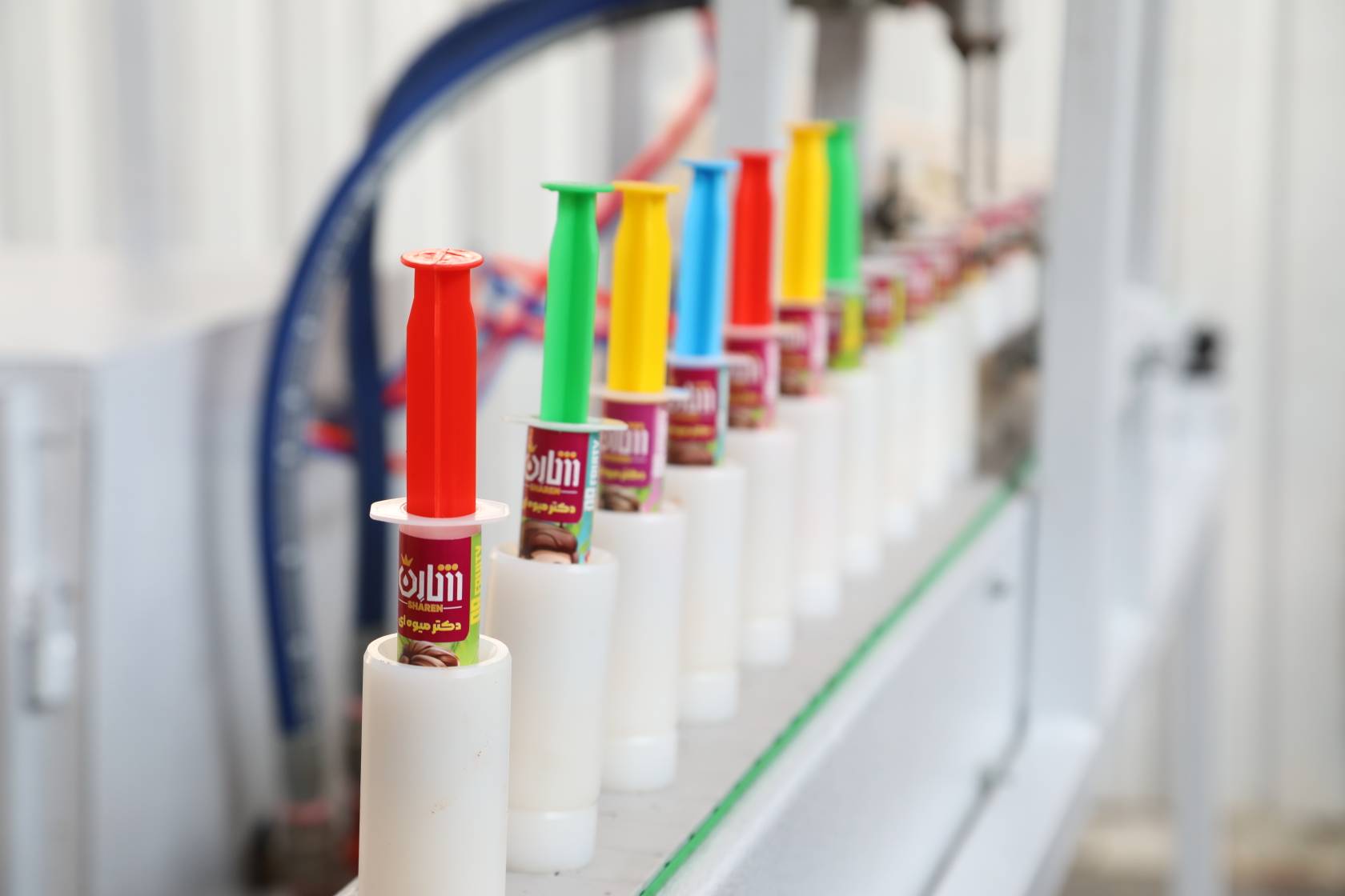 راه‌اندازی خط تولید پیشرفته لواشک آمپولی شارن + ویدئو