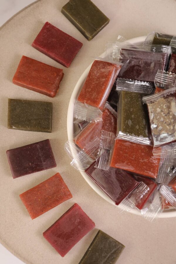 لواشک لقمهای کیلویی با بستهبندی شفاف