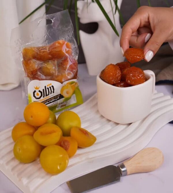 ترشک وکیوم آلو طلای فرآوری شده