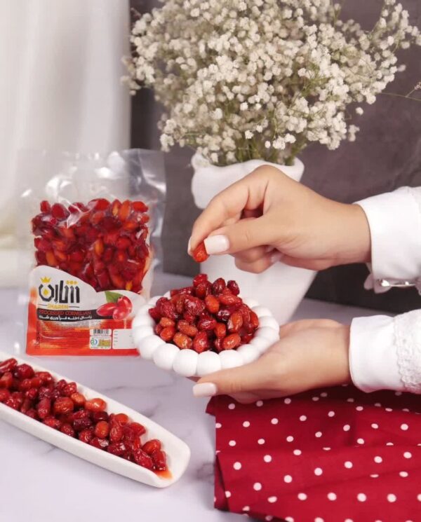 ترشک وکیوم زغال اخته فرآوری شده