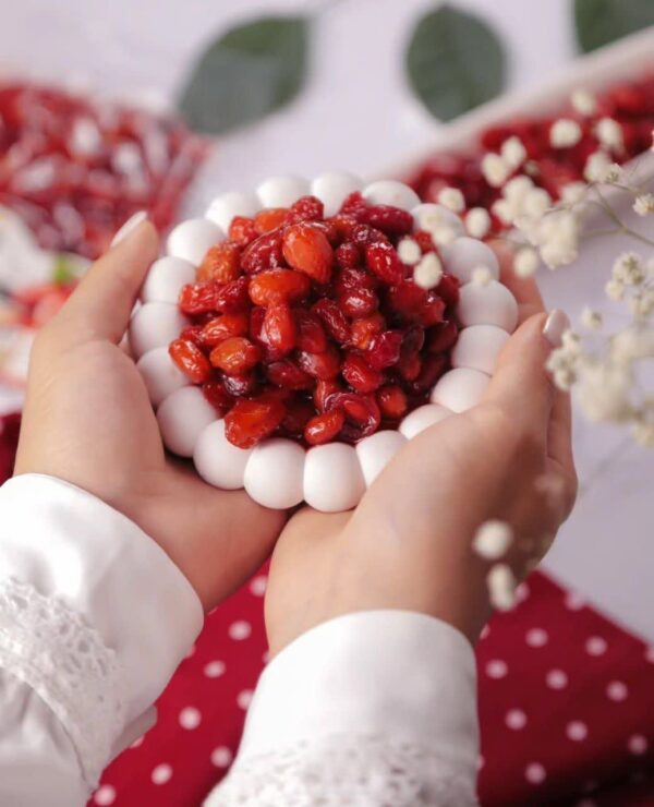 ترشک وکیوم زغال اخته فرآوری شده