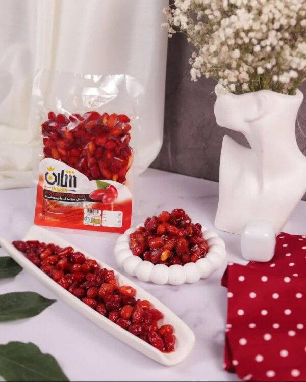 ترشک وکیوم زغال اخته فرآوری شده